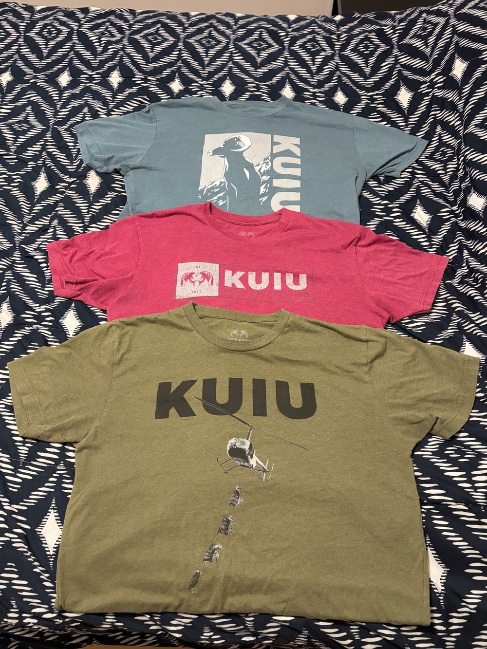 KUIU Men’s Large T-shirt [BUNDLE OF 3]